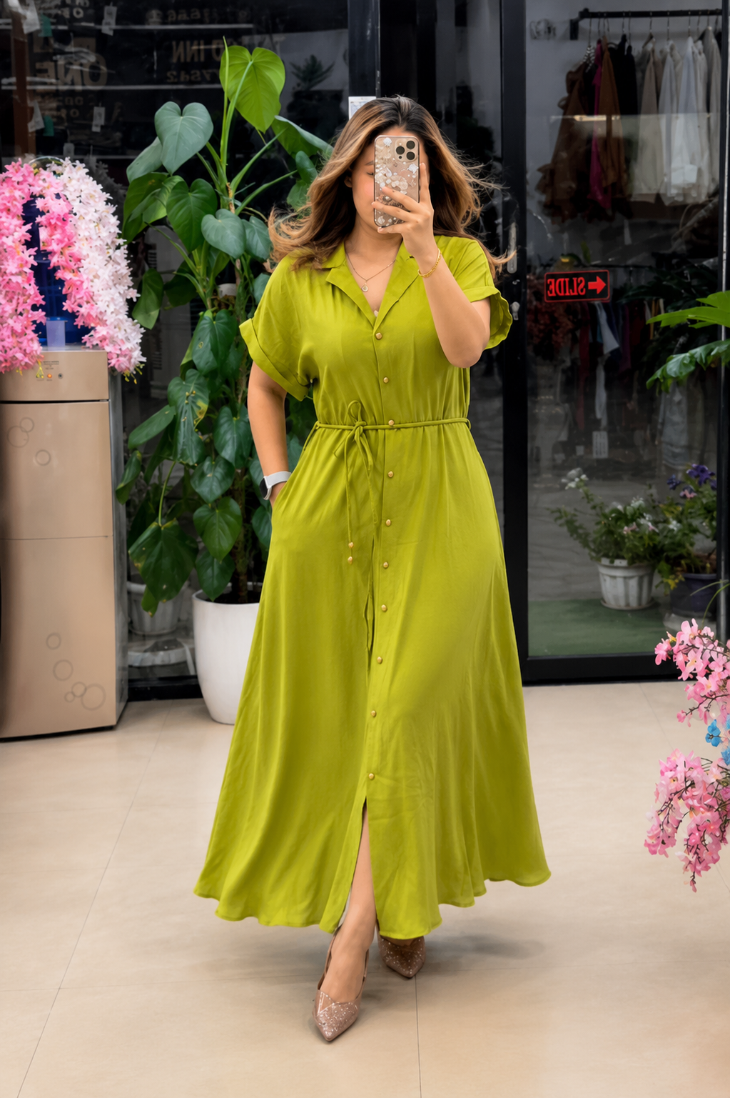 Green Latest Design Dresses-Soft, Stylish & Comfortable
