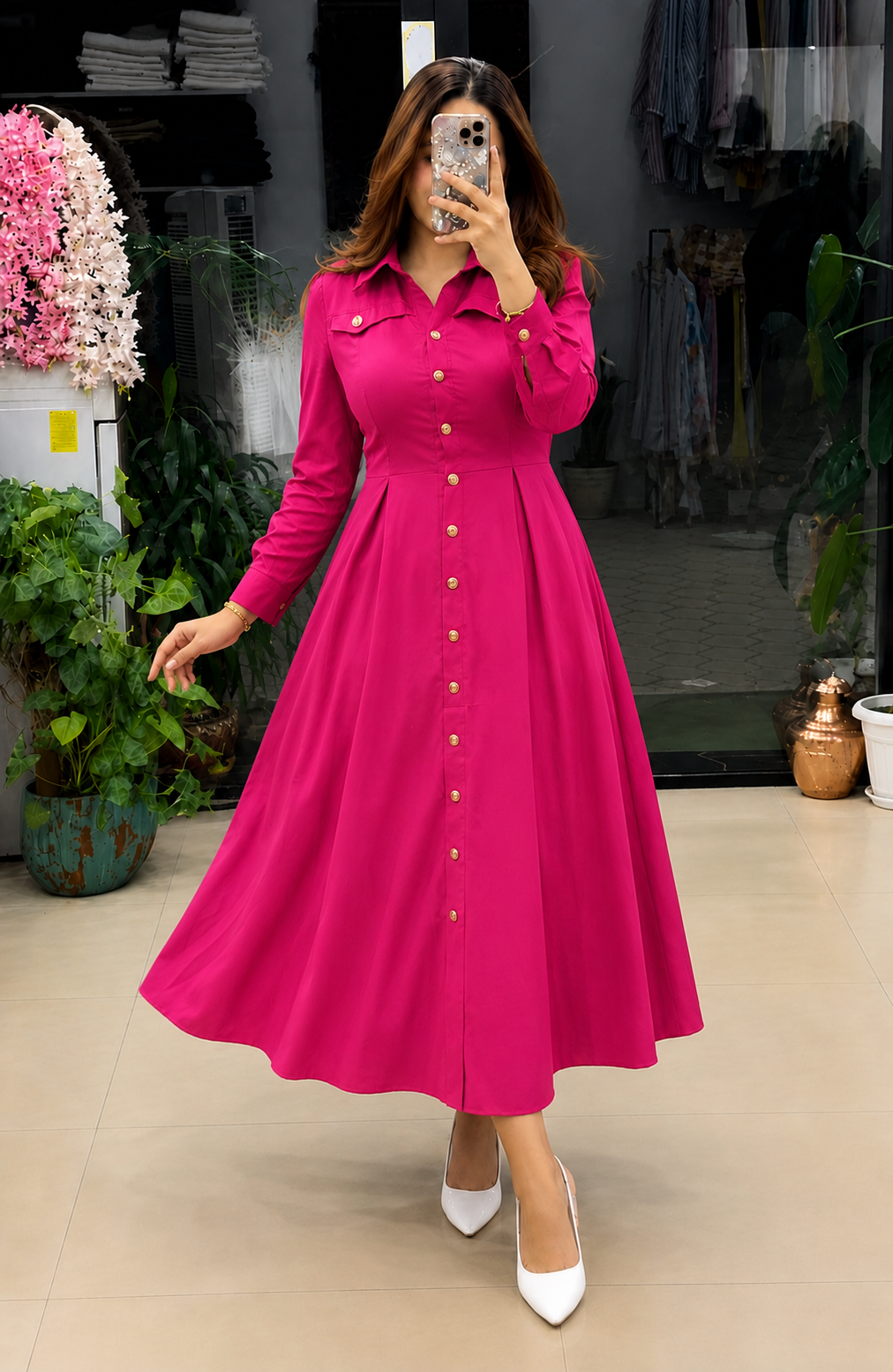 Pink Designer Dress for Women