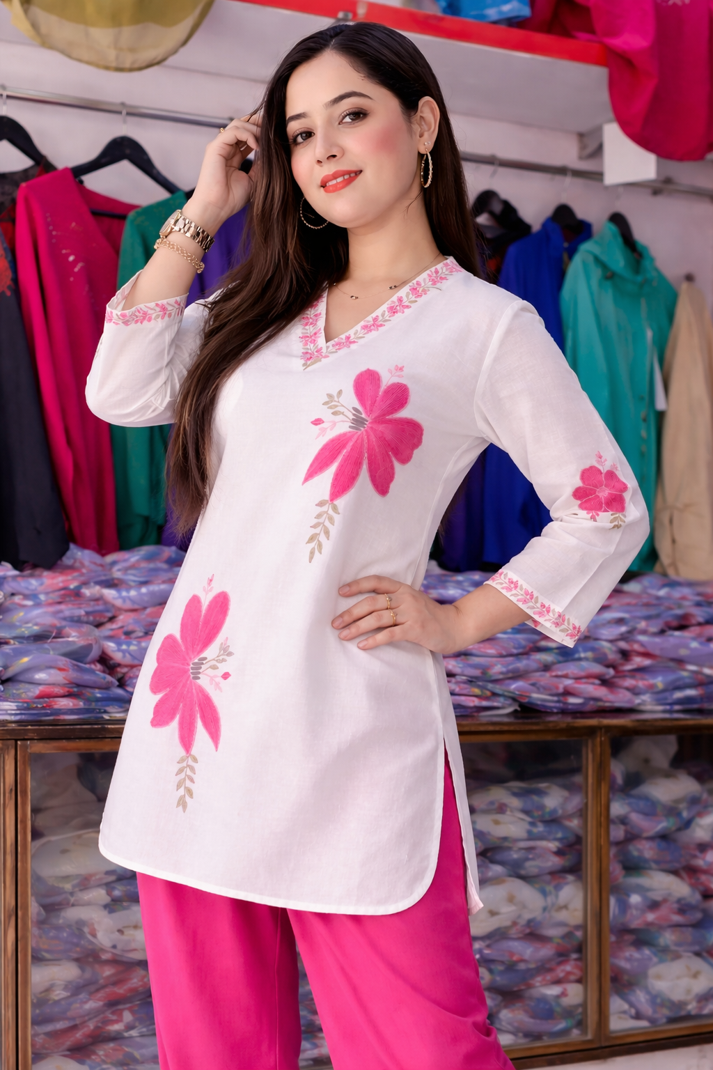 Floral Georgette Co-Ord Set