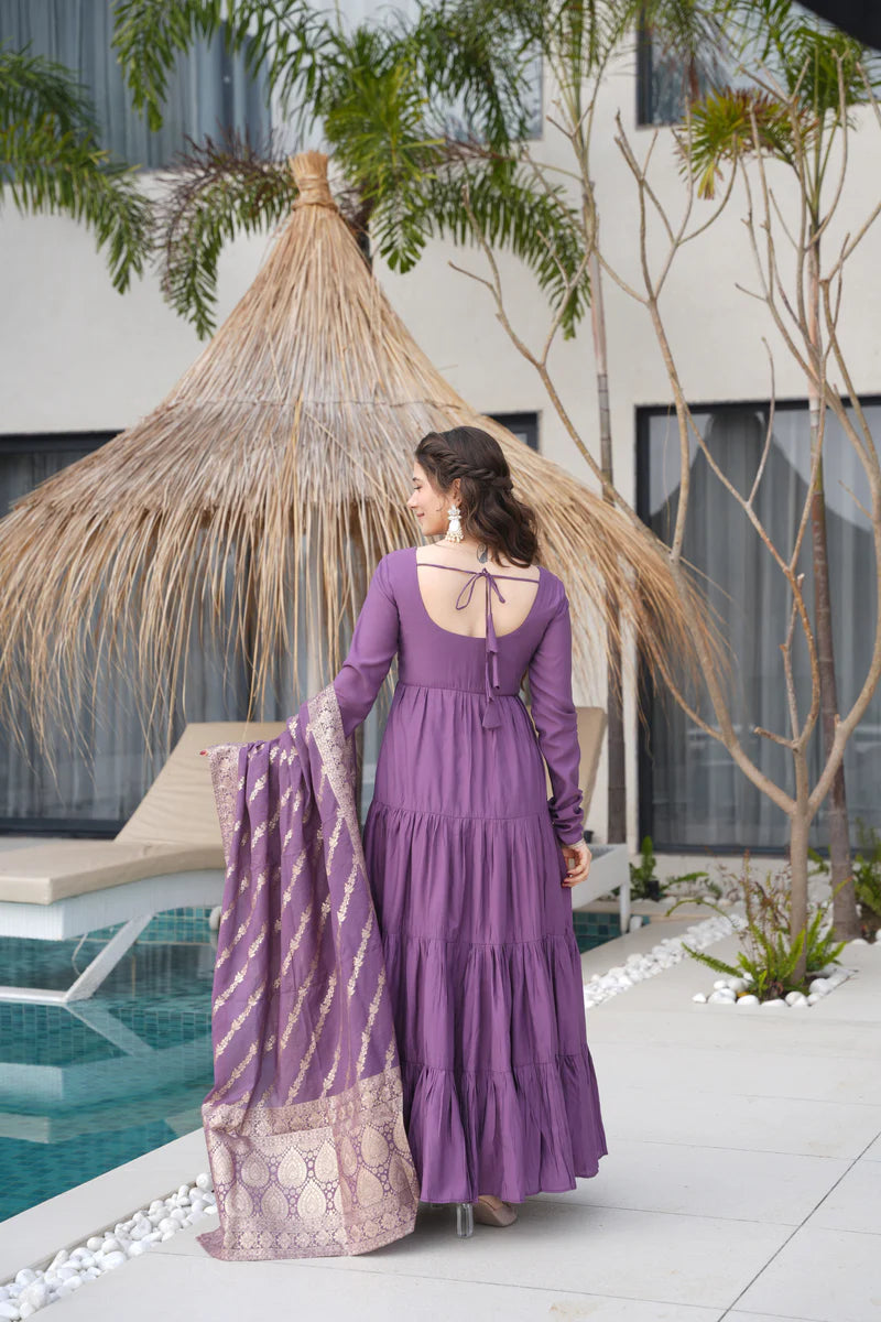 Premium Designer Full Flair Anarkali Suit – Elegant Wedding & Festive Wear