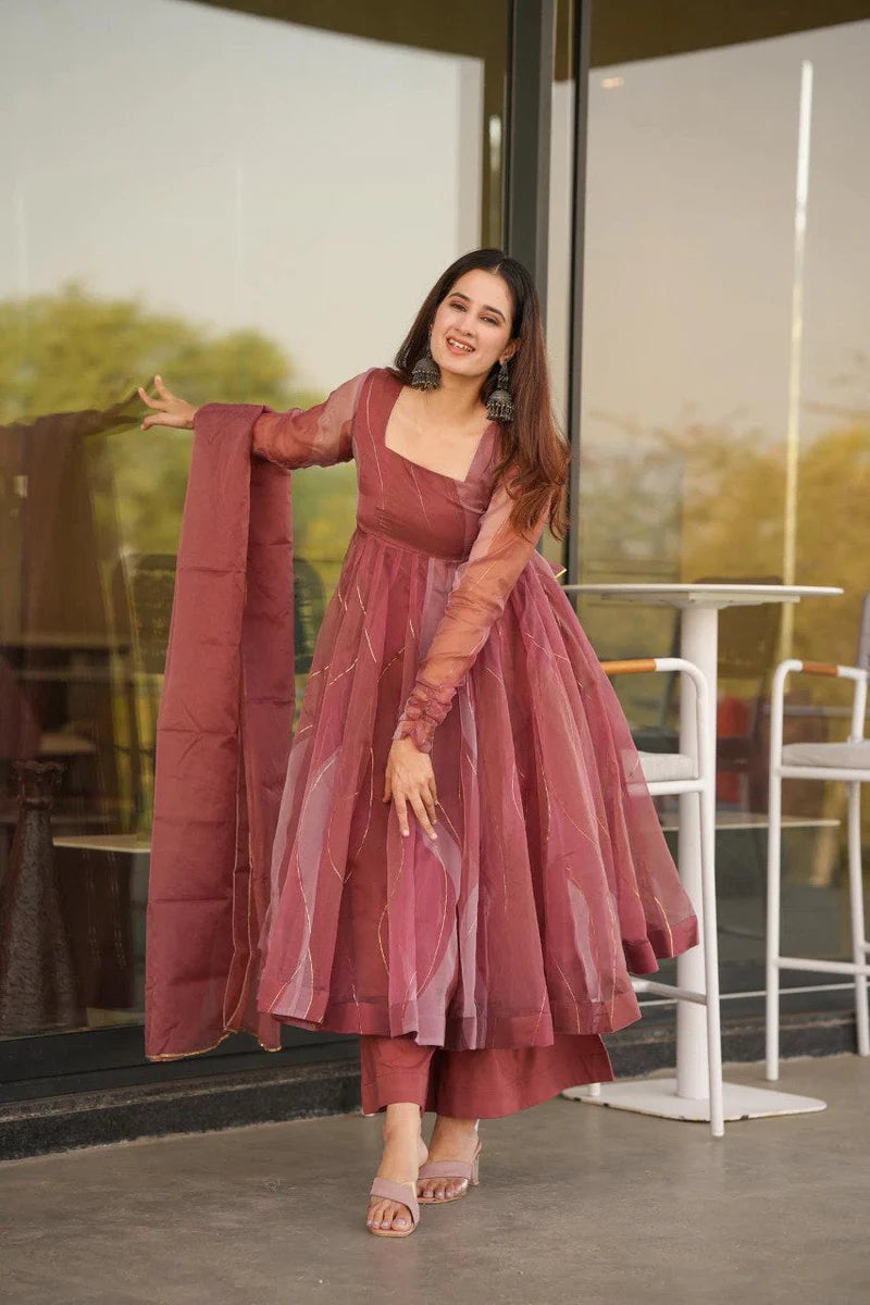 Precious Heavy Stylish Women Latest Anarkali Suit