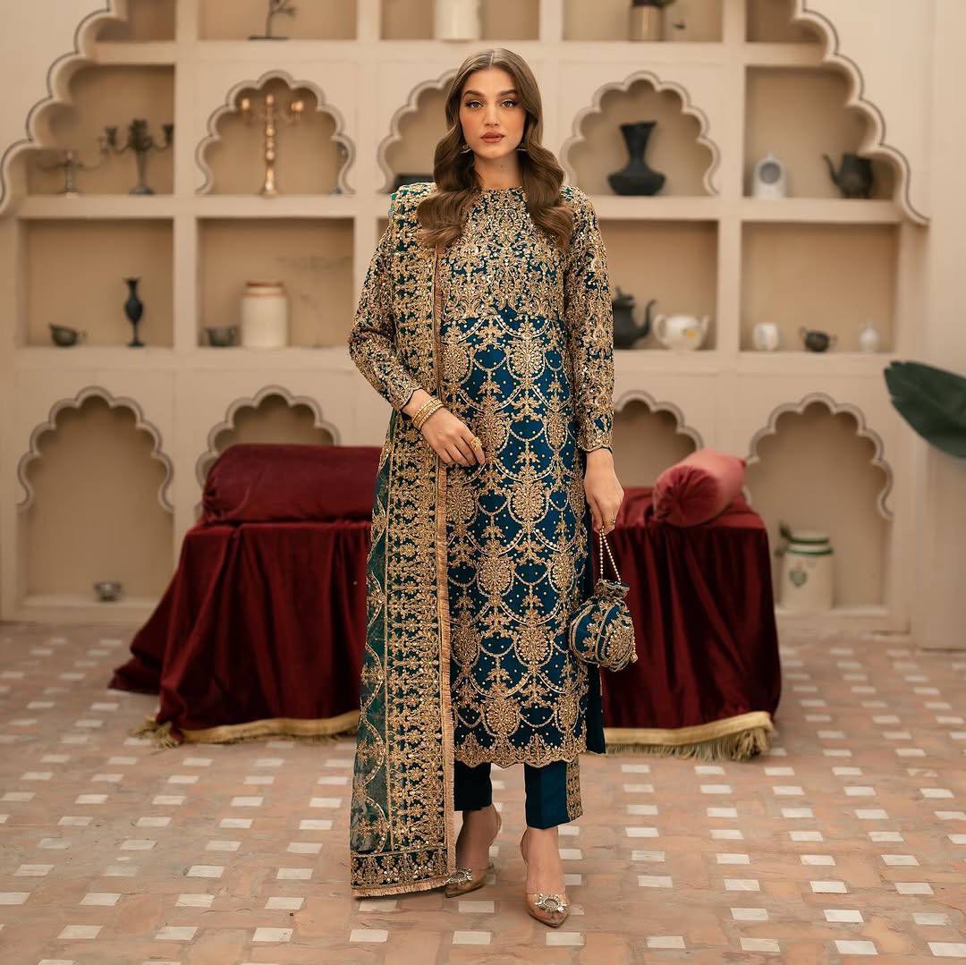 Designer Embroidered Kurta Set