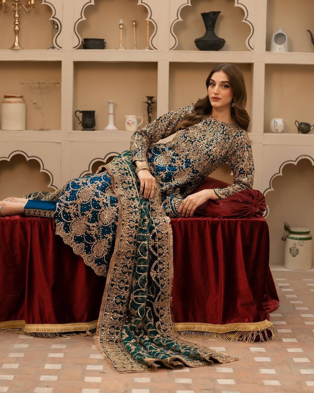 Designer Embroidered Kurta Set