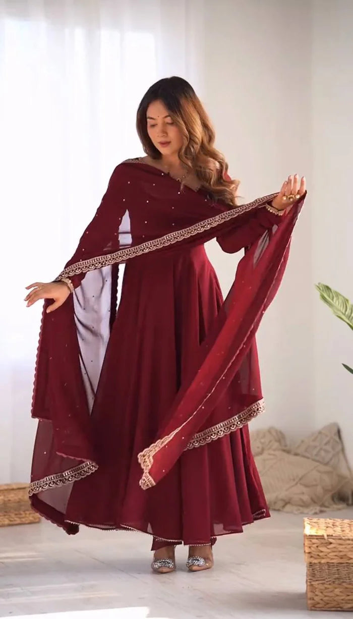 Premium Designer Anarkali Suit Set