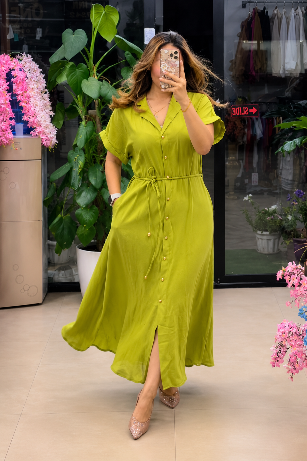 Green Latest Design Dresses-Soft, Stylish & Comfortable