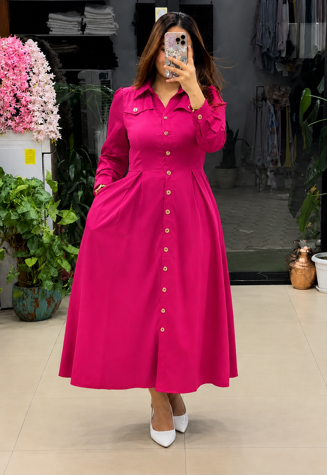 Pink Designer Dress for Women