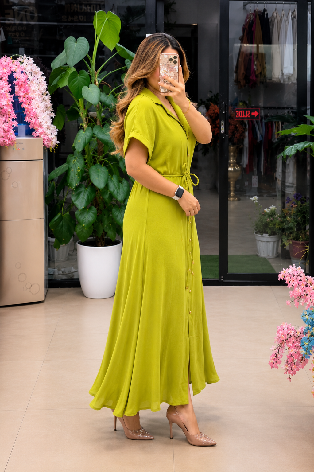 Green Latest Design Dresses-Soft, Stylish & Comfortable