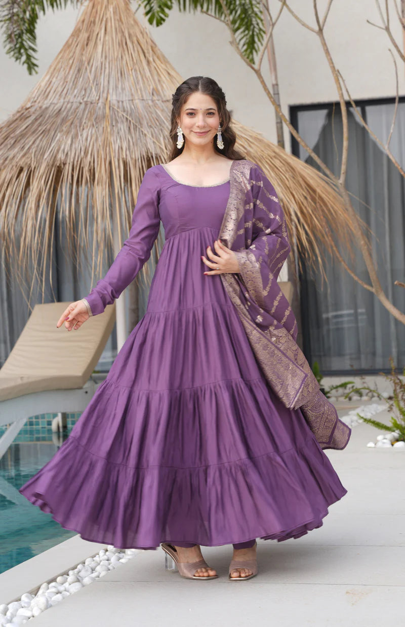 Premium Designer Full Flair Anarkali Suit – Elegant Wedding & Festive Wear
