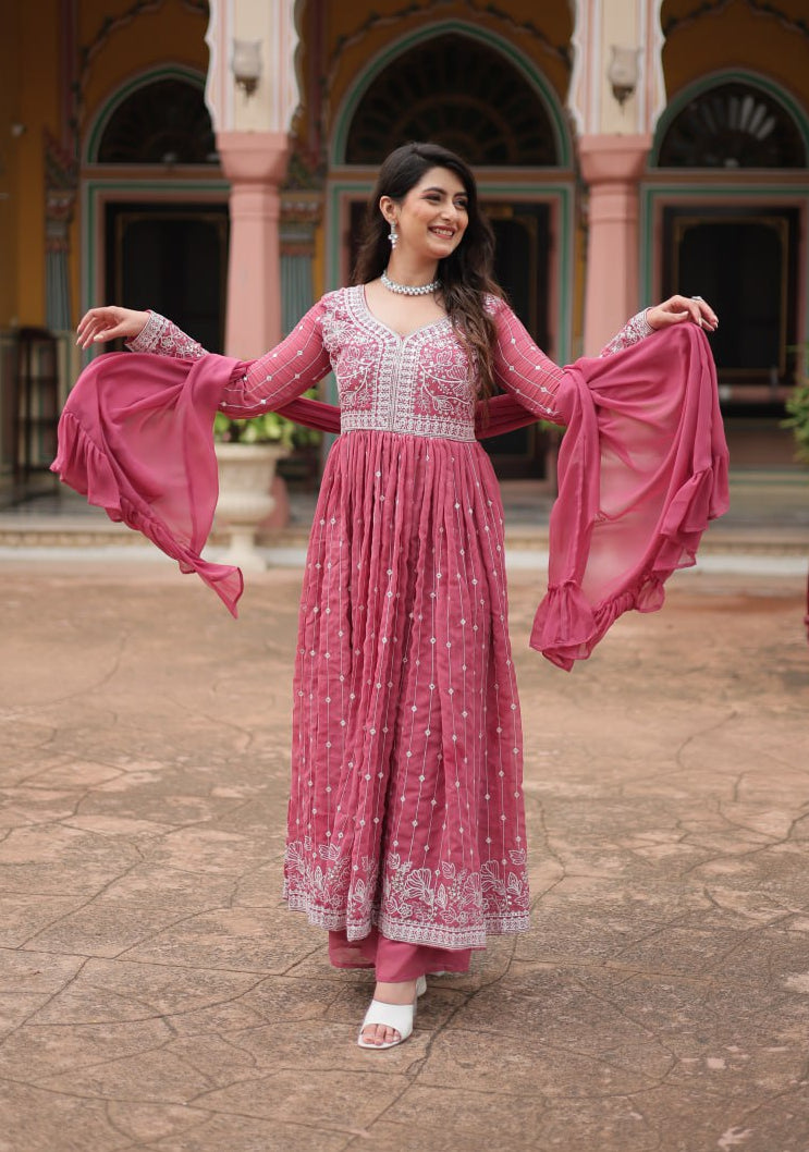 Designer Kurti Plazzo Set