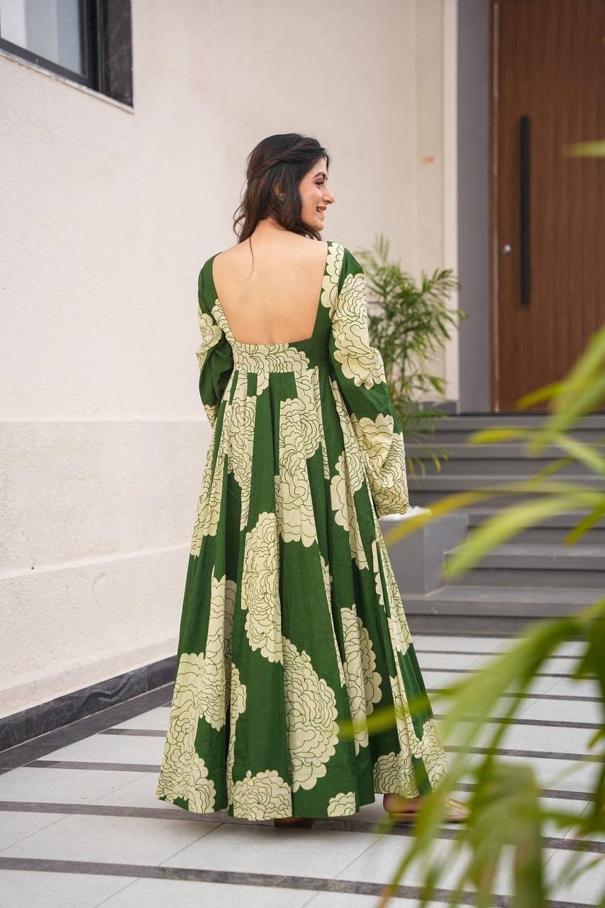 Maslin Fabric Digital Print Suit with Full Sleeves and Micro Cotton Pants