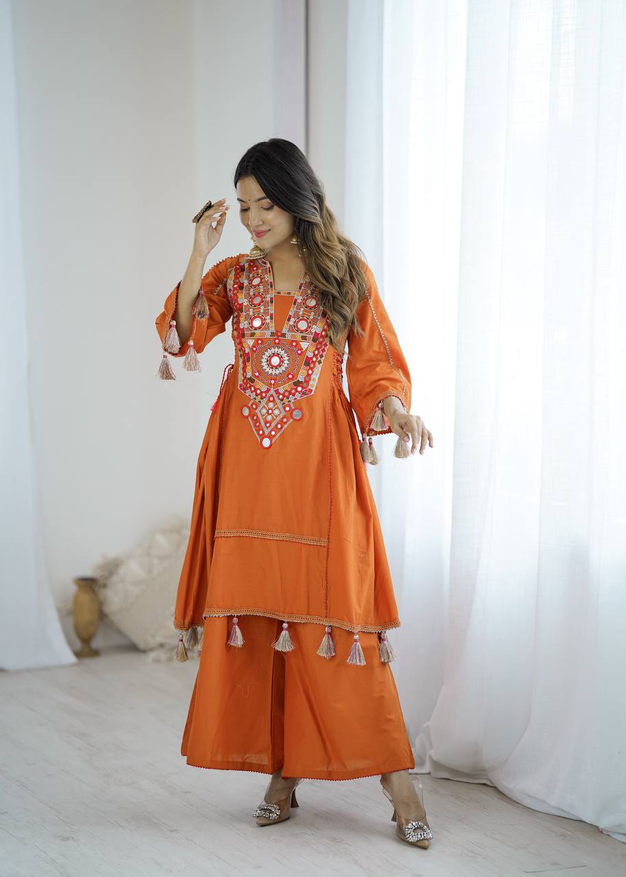 New Designer Pure Khadi Cotton Kurta With Pant Set