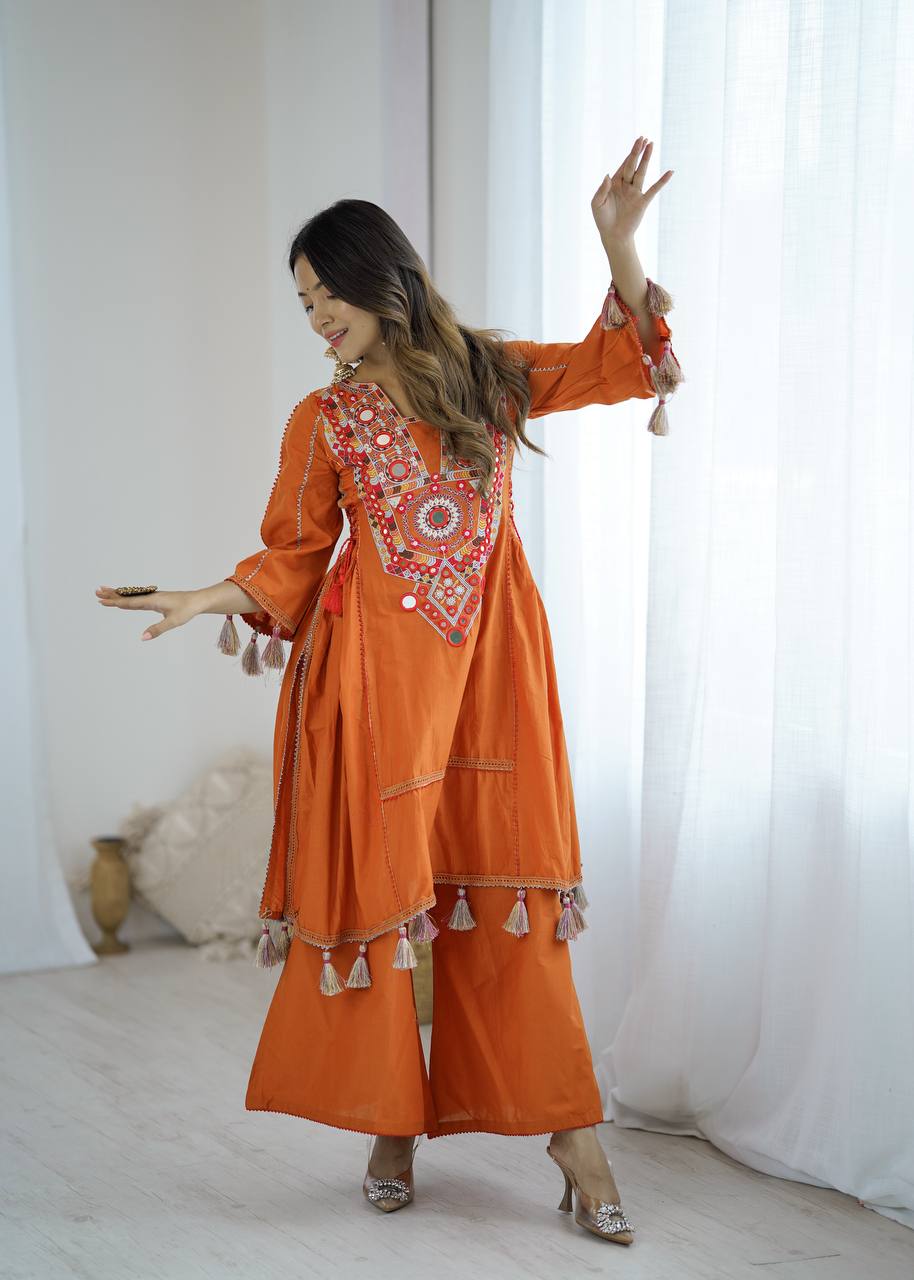New Designer Pure Khadi Cotton Kurta With Pant Set