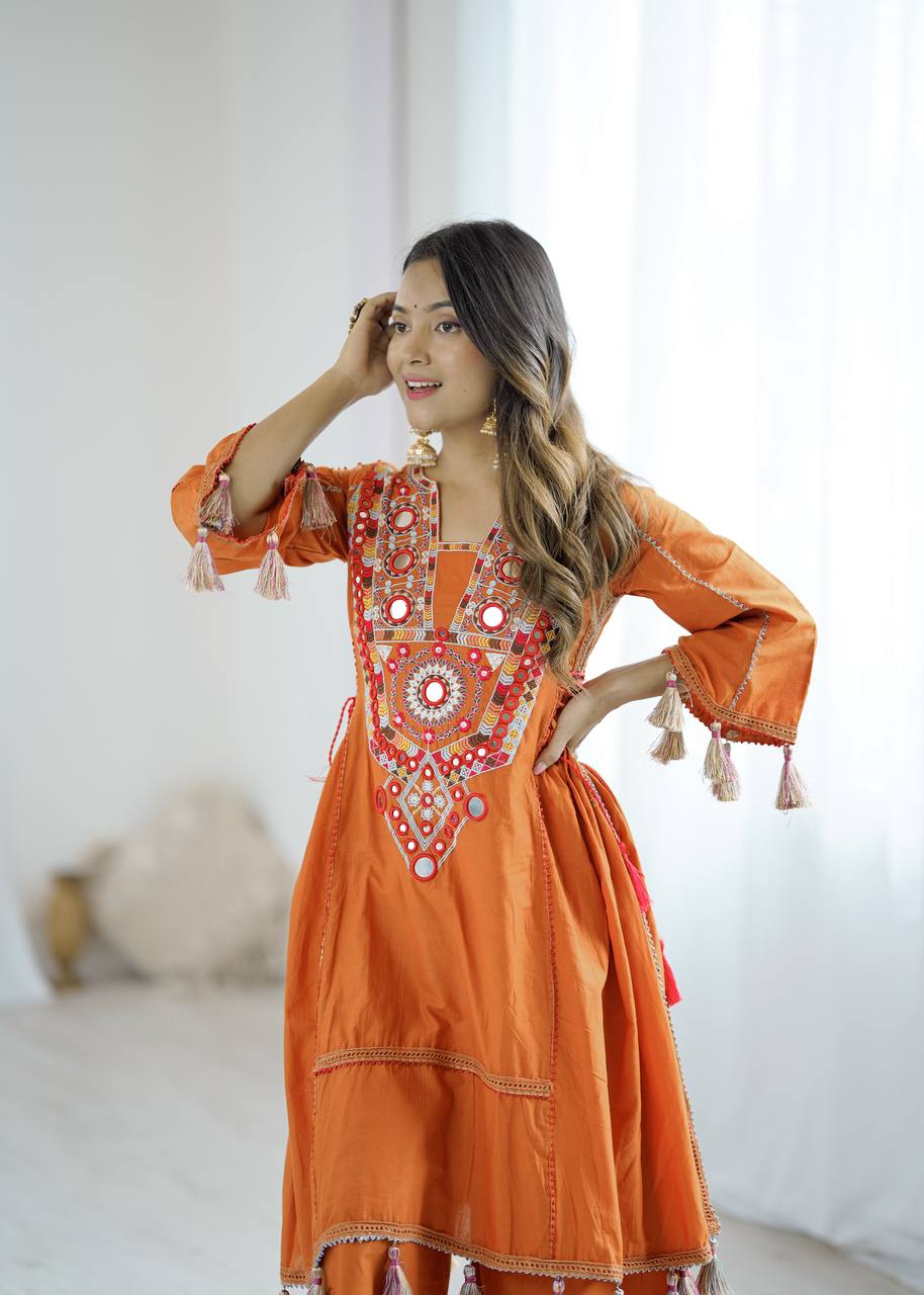 New Designer Pure Khadi Cotton Kurta With Pant Set