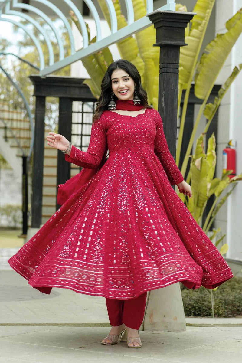 Graceful New Designer Anarkali Set