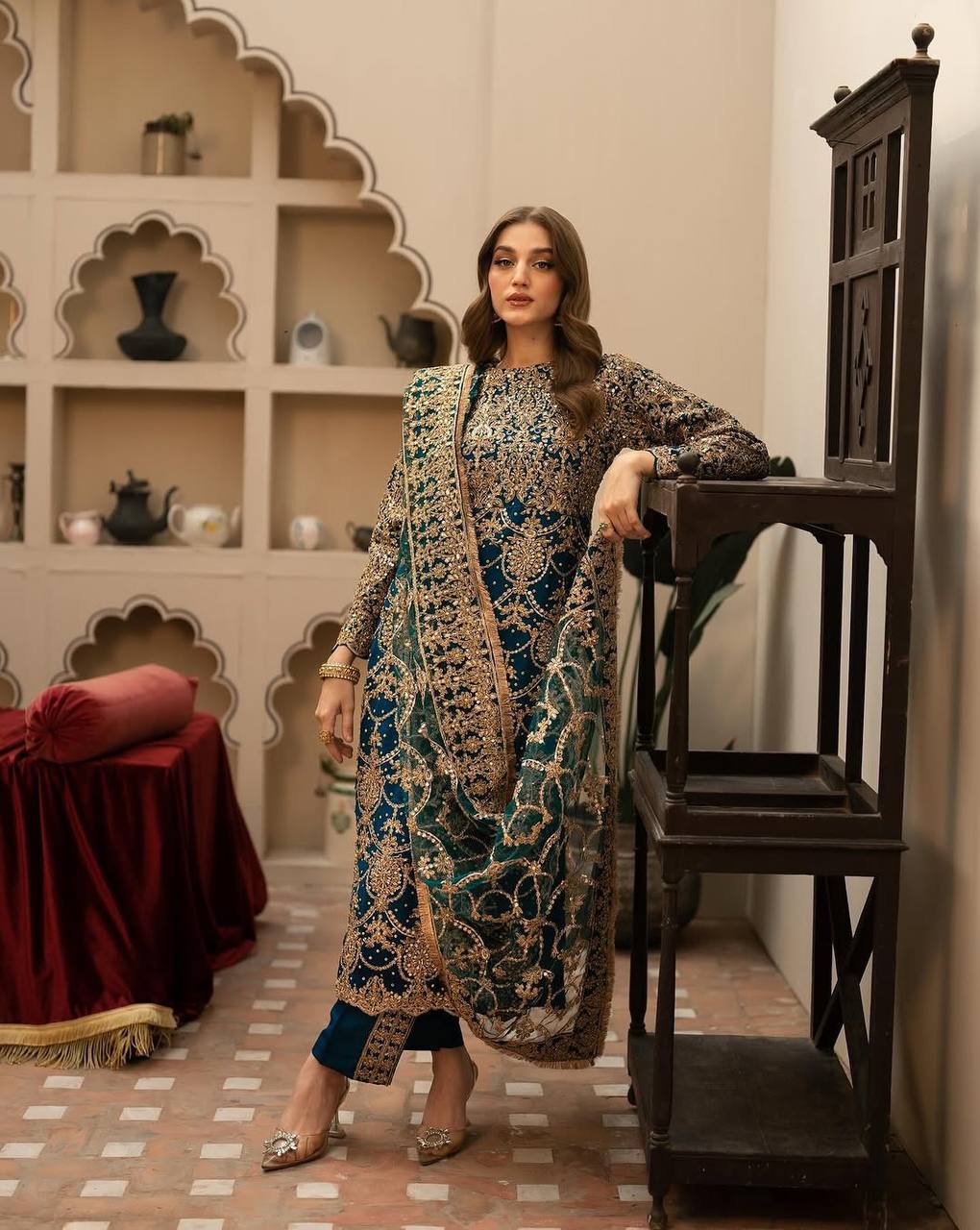 Designer Embroidered Kurta Set