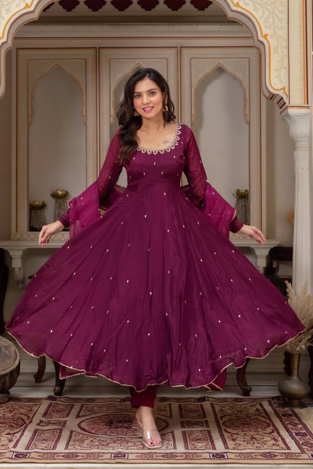 Alisha premium Designer Anarkali Suit Set