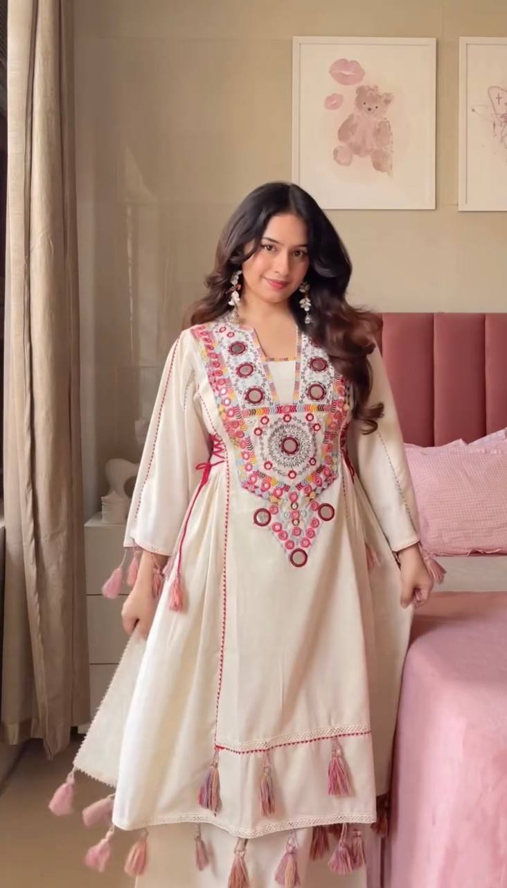 New Designer Pure Khadi Cotton Kurta With Pant Set